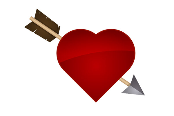 Arrow Through Heart - ClipArt Best