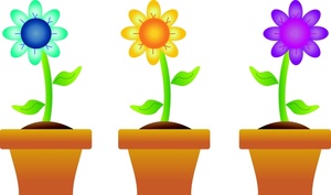 Flower pot clipart free