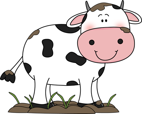 Cute cow clipart free