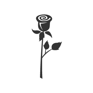 Clipart flower black rose - ClipartFox