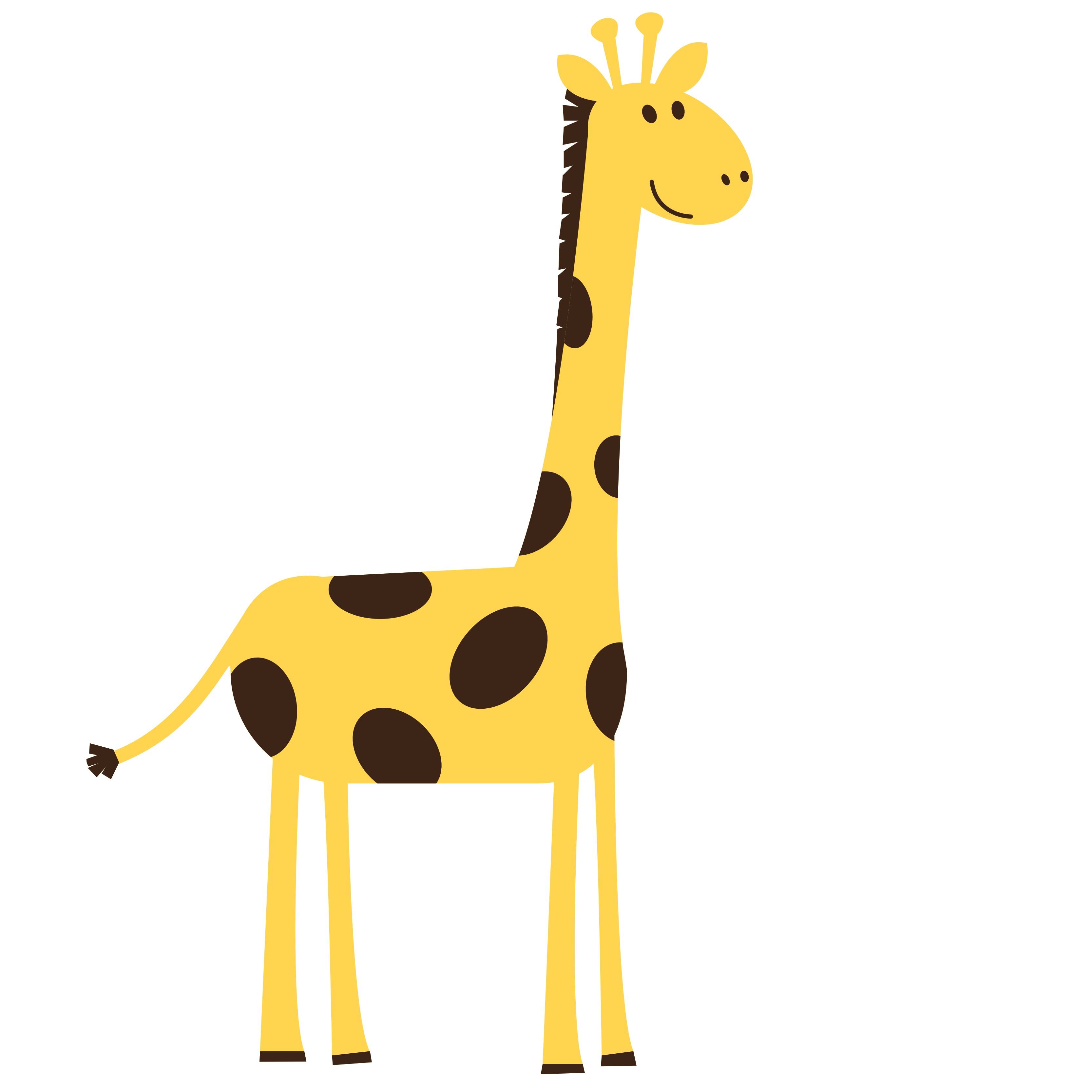 Cute Giraffe Clipart - Tumundografico