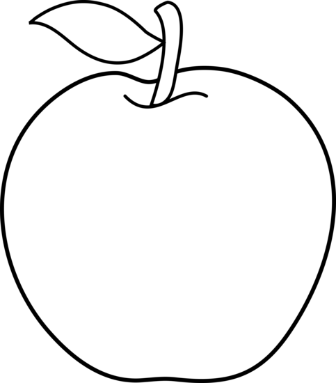 Fruit Clipart For Kids Black And White - ClipArt Best