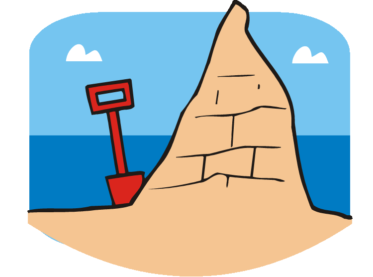 Sand Castle Clipart