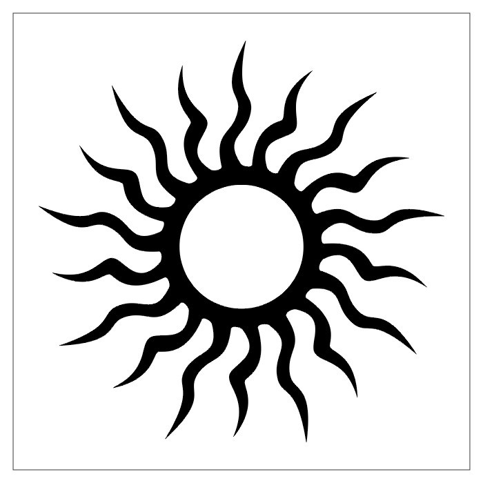 New Tribal Sun Tattoo Model: Real Photo, Pictures, Images and ...