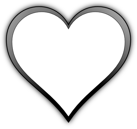 Heart Icon Black White Line Art Valentine Xochi.info xochi.info ...