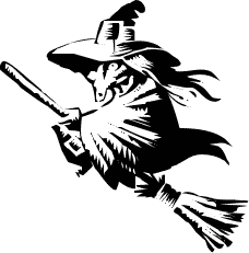 Free Witches Broom Clipart - Public Domain Halloween clip art ...