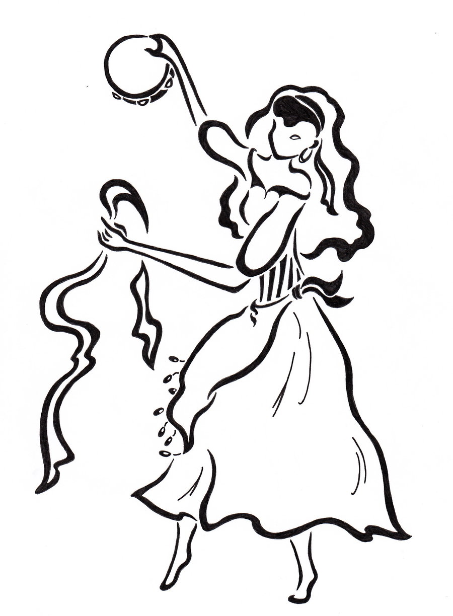 Line Drawing Angel - ClipArt Best