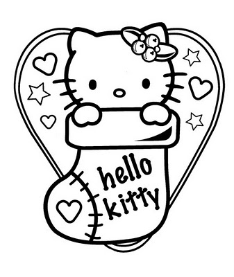 I Sospiri di una Farfalla: Hello Kitty da colorare