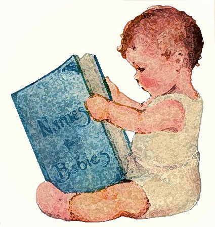 baby reading clipart - photo #36