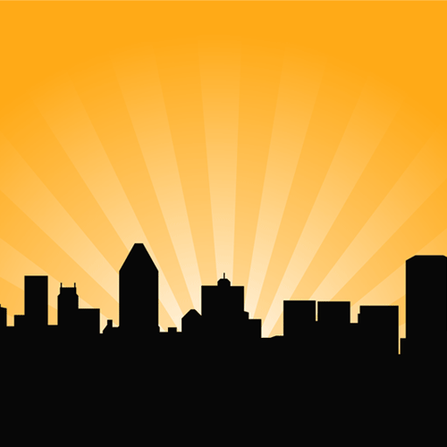 City Skyline Vector Background » Background Labs