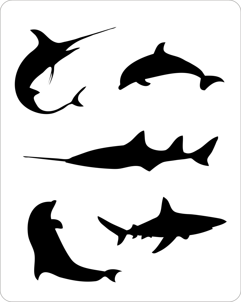 Shark Stencil Printable - ClipArt Best