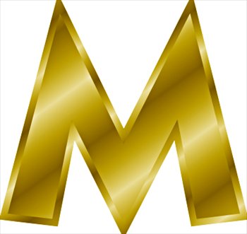 the letter m clip art