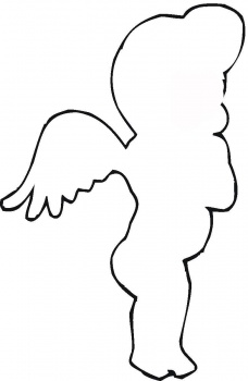 Little Angel Outline coloring page | Super Coloring - ClipArt Best ...