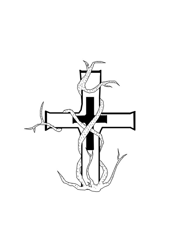 Tattoo LineArt - Cross