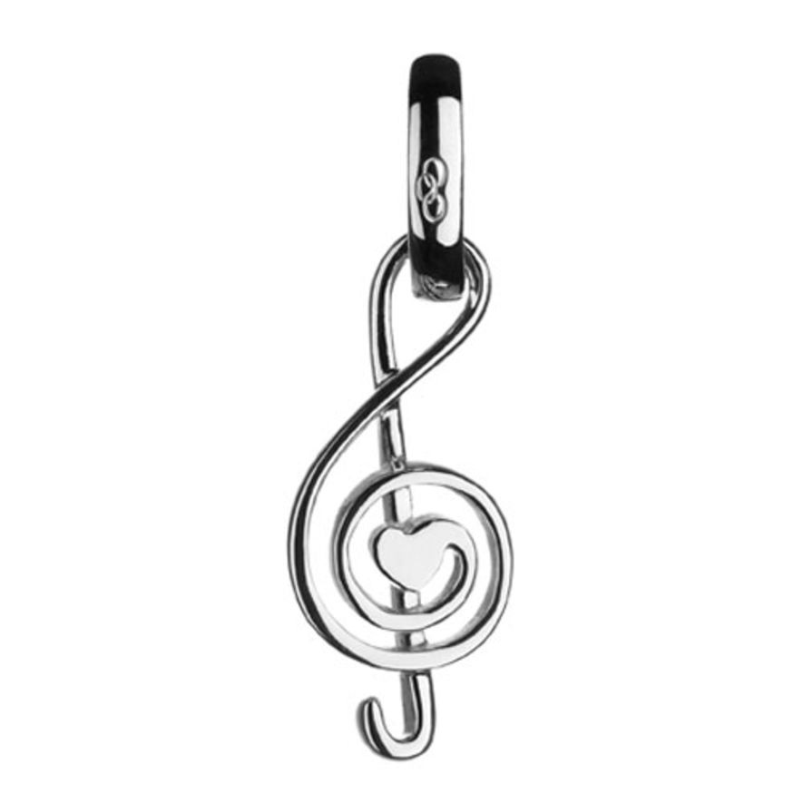 Women Charms All, Treble Clef Heart Charm, Official Links of London