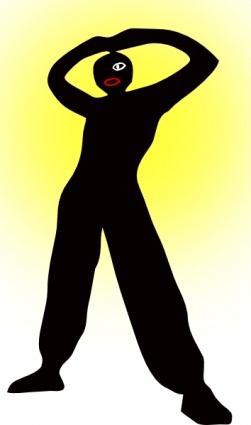 Download Man Standing Silhouette clip art Vector Free