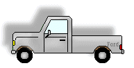 Truck Clip Art - Silver Truck Facing Left