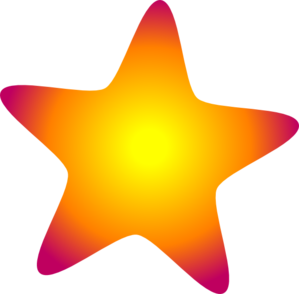 Glowing Star clip art - vector clip art online, royalty free ...