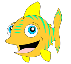 Happy Fish Cartoon - ClipArt Best