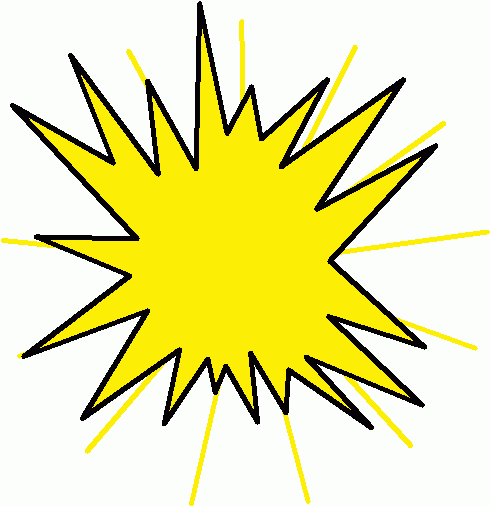 Pretty star burst clipart