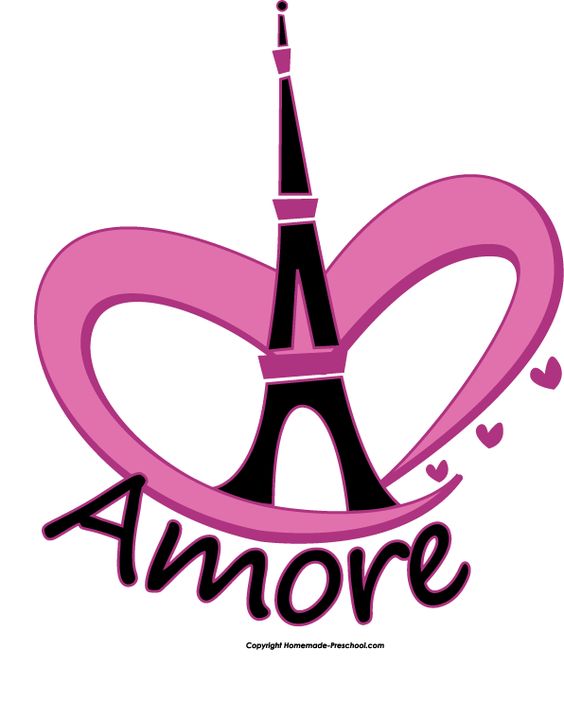 Eiffel Tower Heart | Fun and Free Eiffel Tower Clipart | Hearts ...