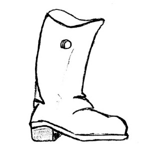 Clipart Outline Of Boots - ClipArt Best