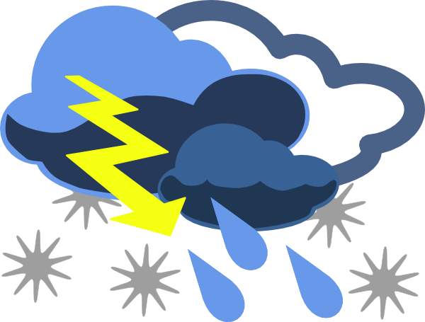 Weather clip art thunderstorm free clipart images 2 - Clipartix