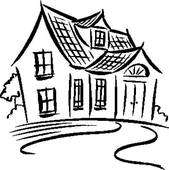 Drawings Of Houses Clipart