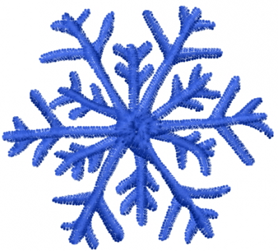 Seasons Embroidery Design: Snowflake from Machine Embroidery Designs