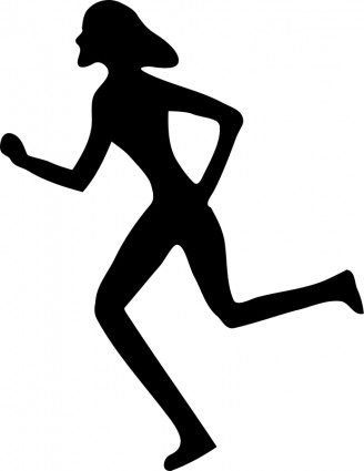 Running pictogram Free Vector / 4Vector