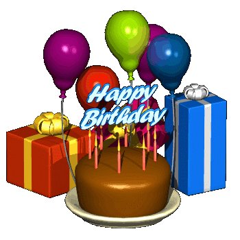 So cute and hot birthday balloons and cake clip art png photo ...