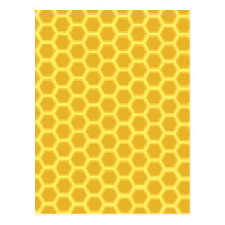 Honeycomb Pattern Postcards | Zazzle