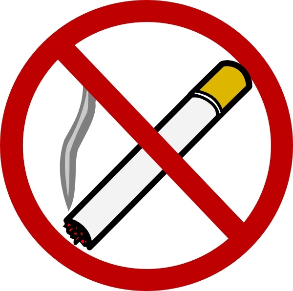 Clipart of no smoking