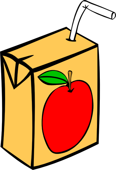 Juice box clipart transparent