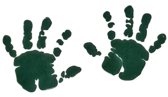 Best Photos of Baby Hand And Feet Template - Baby Handprint and ...