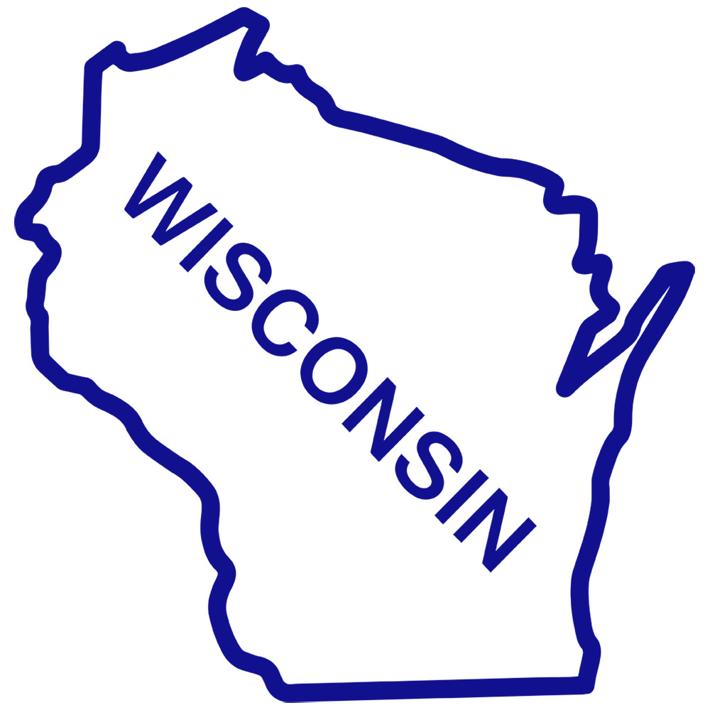 Best Photos of Outline State Of WI - Wisconsin State Map Outline ...