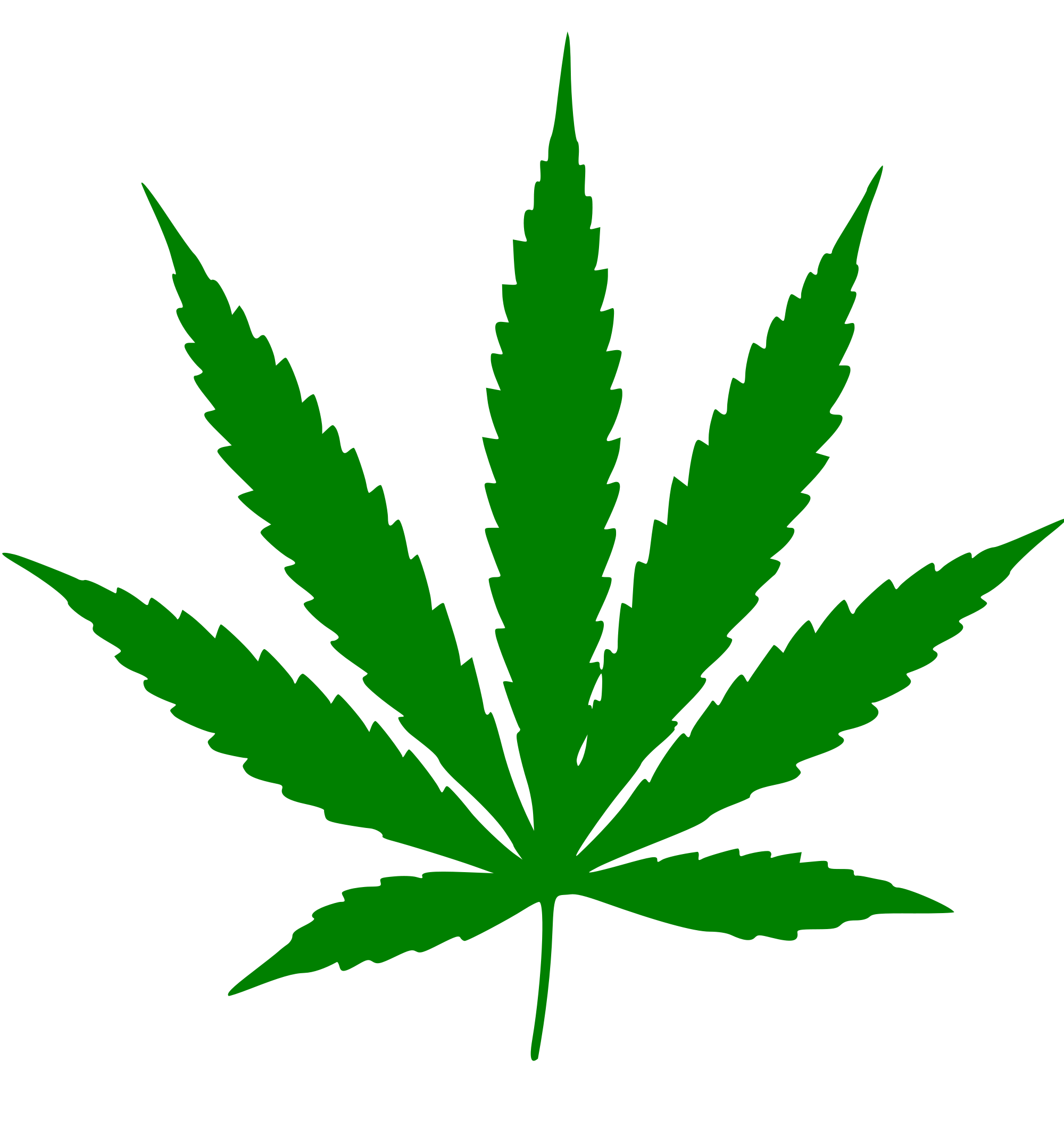 Pot leaf clip art