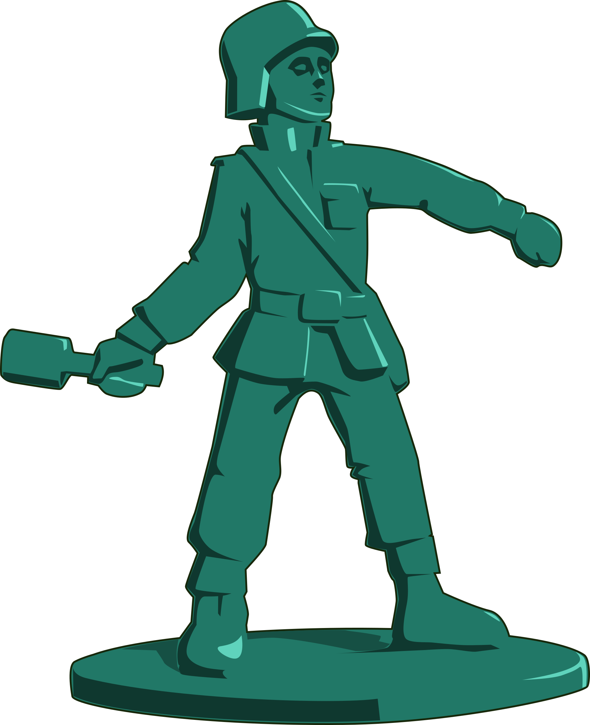 Toy soldier clipart
