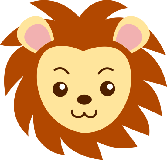 Lions head clip art