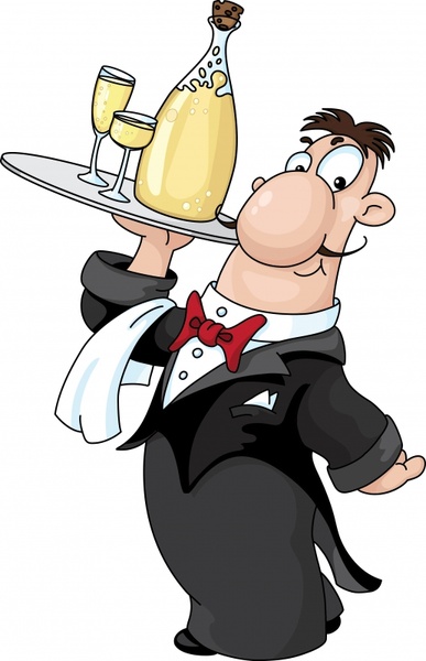 Free waiter vector free vector download (51 Free vector) for ...