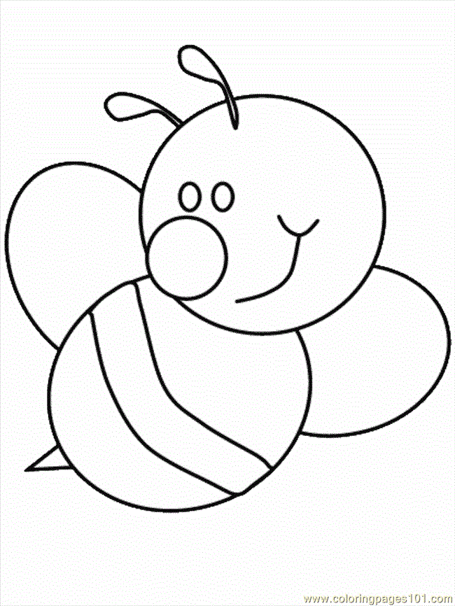 Bumble Bee Coloring Page Great With Photo Of Bumble Bee 60 #1284
