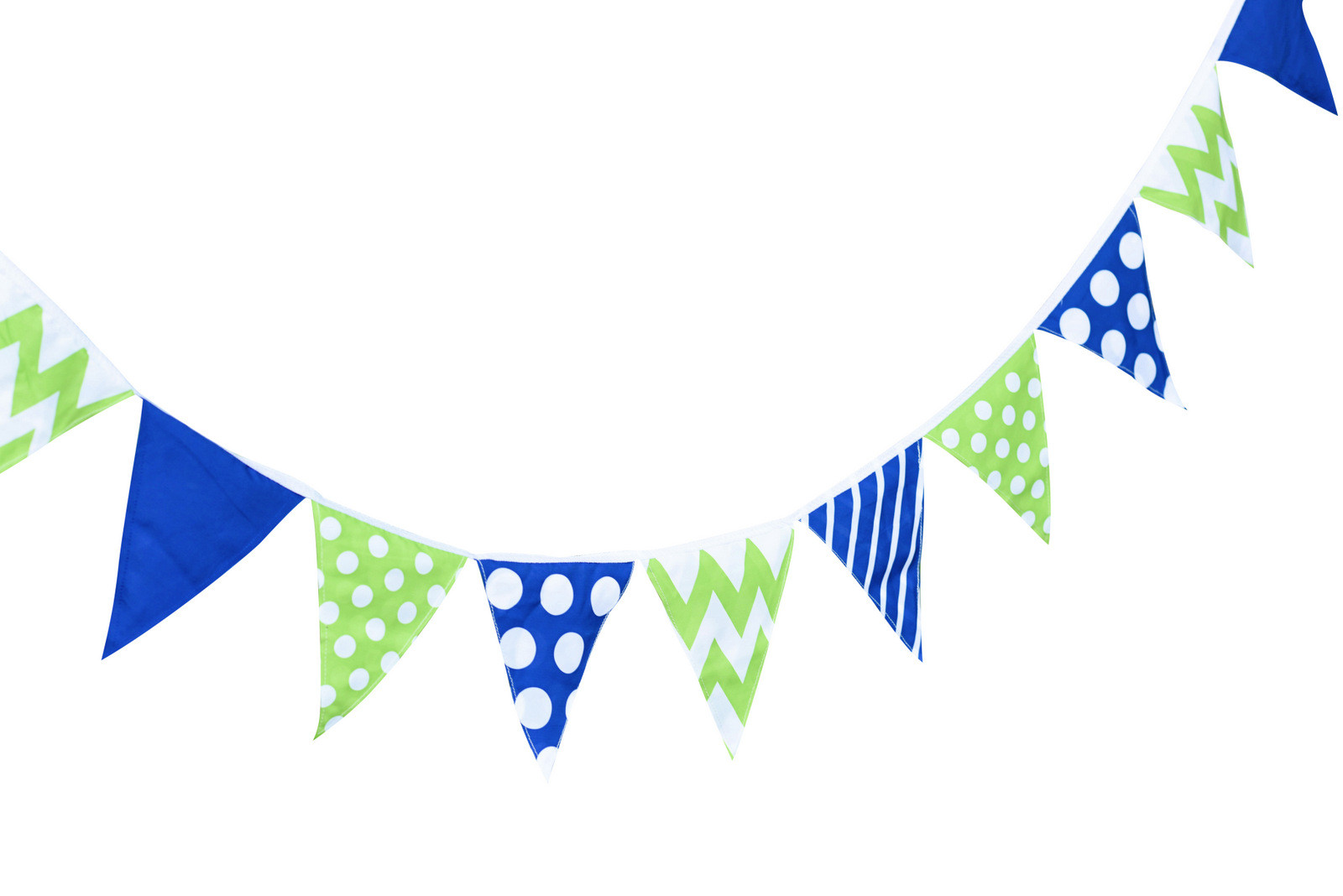 Blue & Green Bunting Banner | Children's and Baby Clothing ...