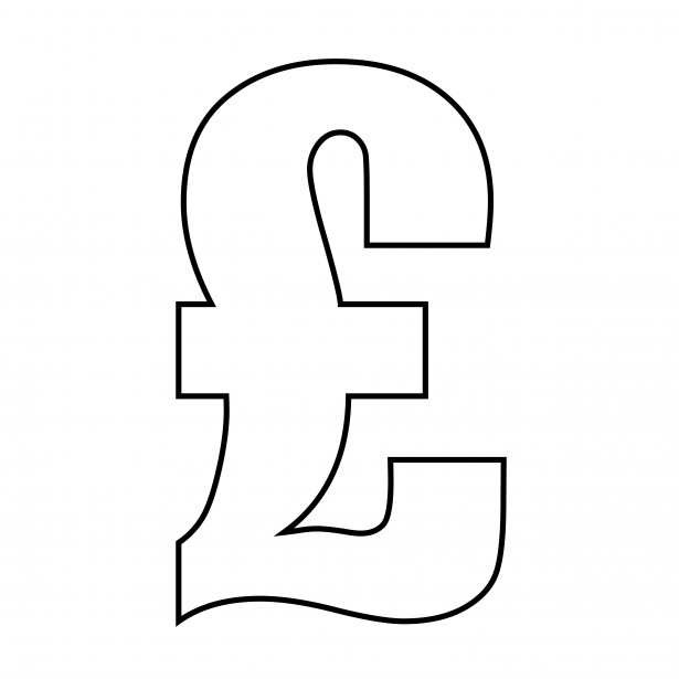 Pound symbol clipart