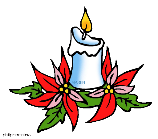 Christmas Candlelight Clipart