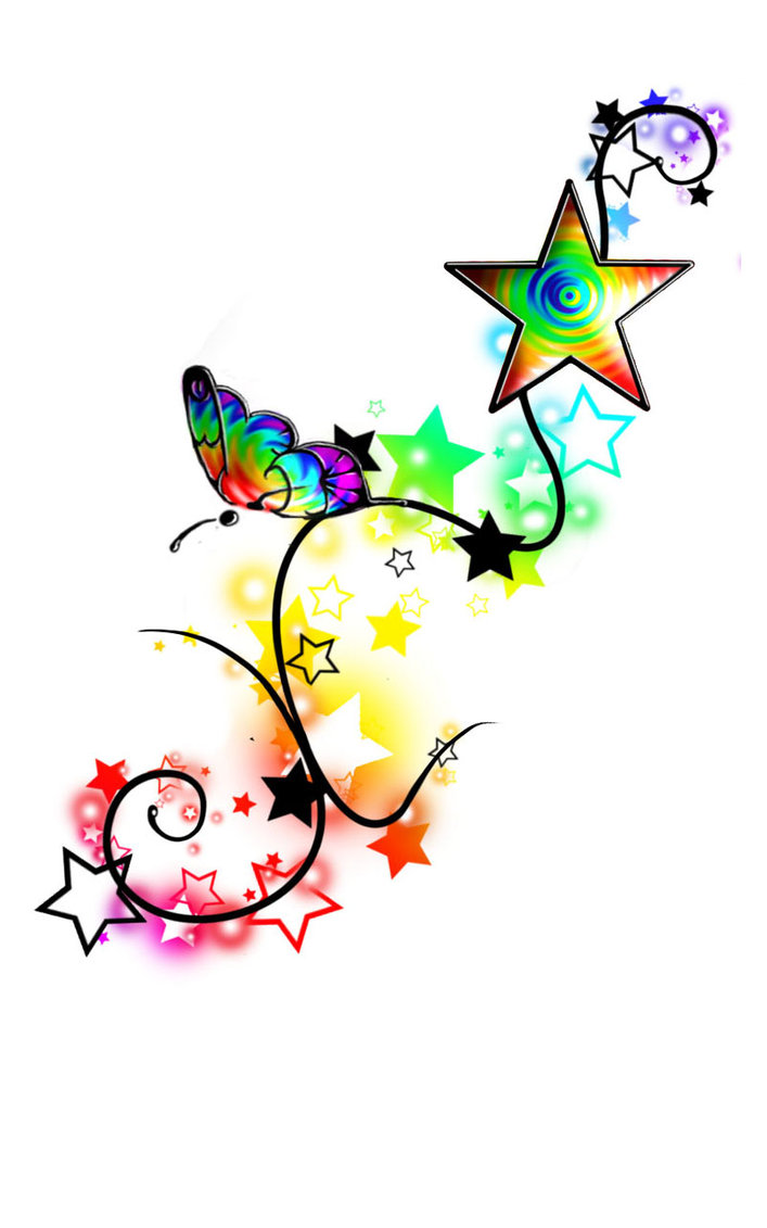 Free Star Tattoo Design - ClipArt Best