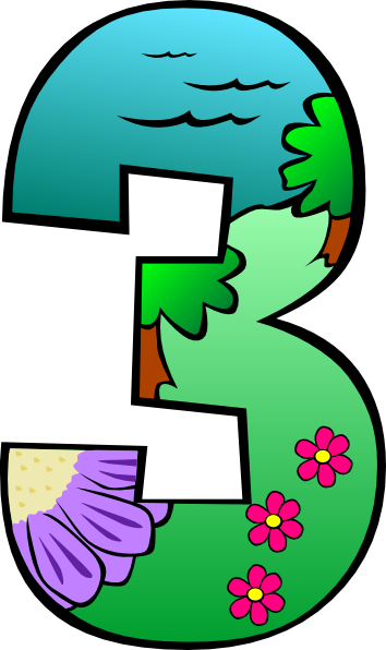 Number Three Clipart - ClipArt Best