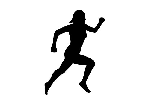 Running Silhouette Clipart