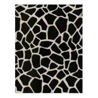 Black And White Giraffe Pattern Cards | Zazzle