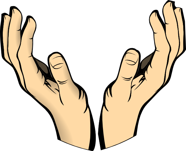 Open Hands Clipart