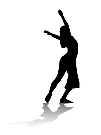 Modern dance clipart